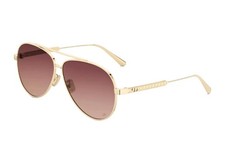 DIOR DiorCannage A1U 61MM GOLD Pilot Sunglasses