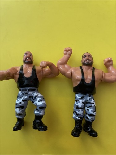 The Bushwackers WWF Hasbro Luke & Butch Vintage 19...