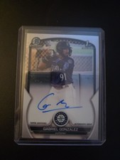 2023 Bowman Chrome 1st Gabriel Gonzalez Auto #CPA-GG RC Rookie Card . rookie card picture