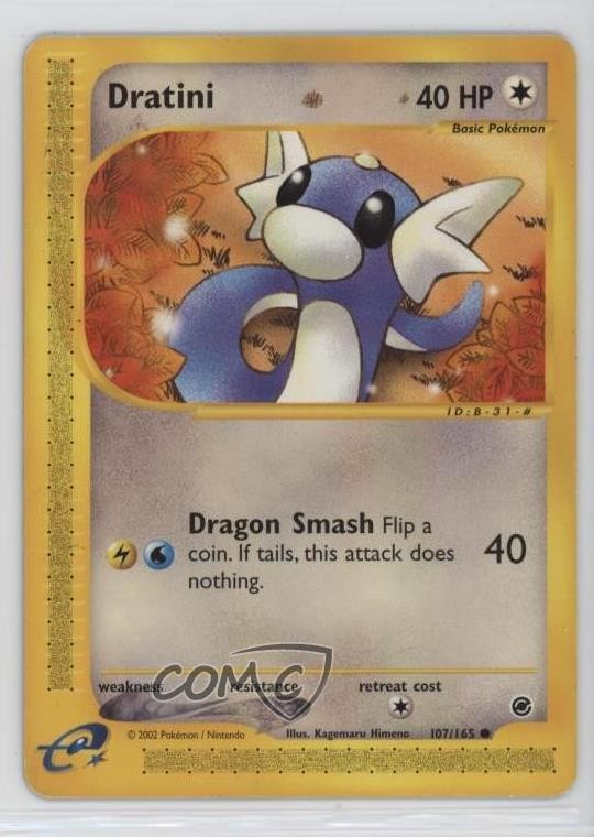 Dratini Pokemon e-Card Series Expedition #107 2002 1an9