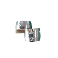 Prosthetic Sliding Adapter 45mm SS Dual Pyramid Connector