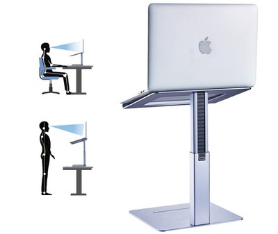Amazon Basics Height Adjustable Monitor Stand Riser with Storage Organizer
