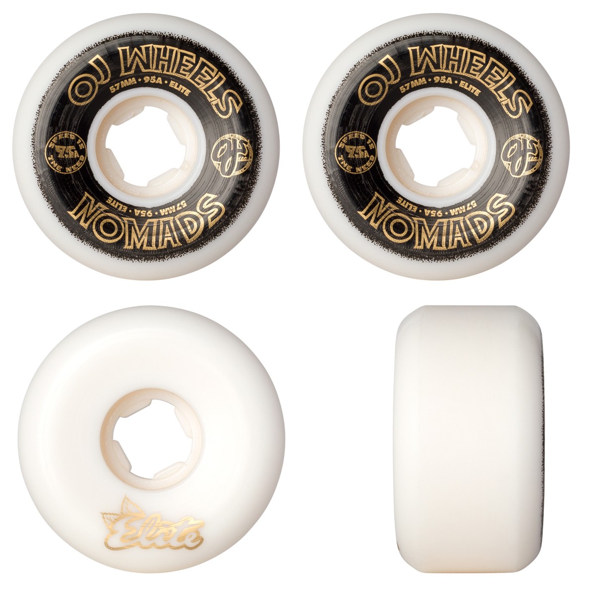Wheels 57mm Elite Nomads 95a
