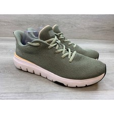 KURU Atom Women's 10 Olive Green Mesh Walking Running Athletic Comfort Shoes