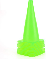 12 Inch Traffic Training Cones, Plastic Safety Parking Cones, Agility Field Mark
