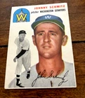 1954 Topps  #33 Johnny Schmitz Washington Senators