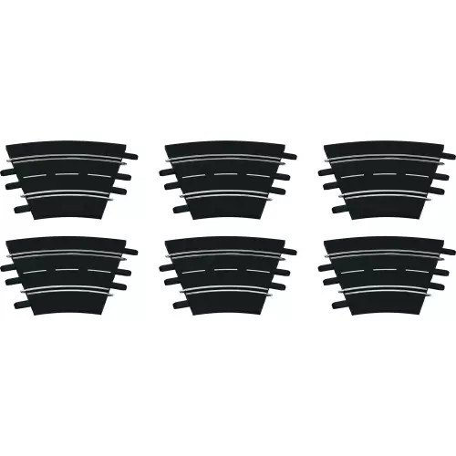 Carrera 20577 Radius 1 pack de rails courbe 30° pour agrandir et modifier un circuit court