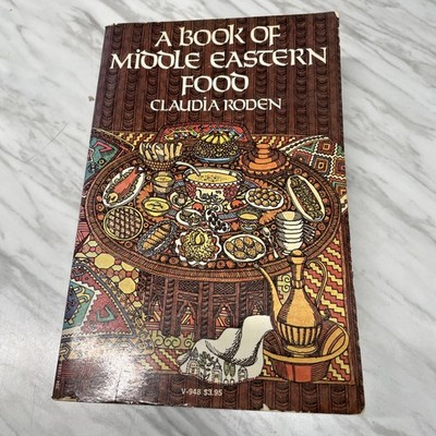 Claudia Roden - A Book of Middle Eastern Food Cookbook 1974 Illustrated PB