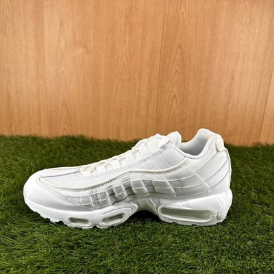Nike Air Max 95 Essential White Grey Fog Sneakers CT1268-100 Men's