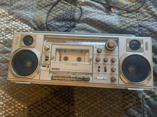 Sanyo Stereo Vintage M7900K Boombox Rare Untested Not Tested