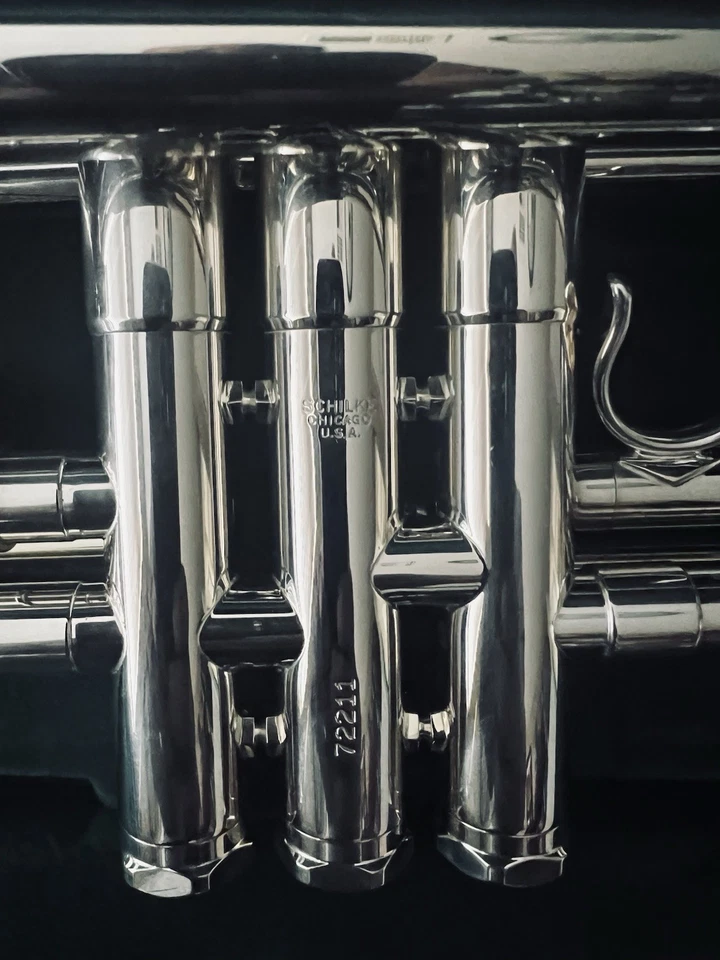 Trompeta Schilke B6 Nueva “Caja Abierta” Plateada con Estuche BAM Foto 3 de 4