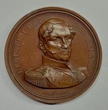 historical medal medallion-1843 Belgium, Leopold I (1790-1831-1865)