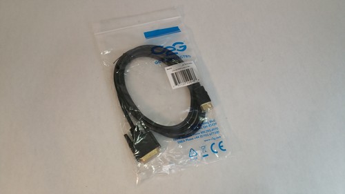 Lot of 2 New C2G Cables To Go 42516 HDMI To DVI-D Video Cable 2 Meters / 6 Feet - 第 1/5 張圖片