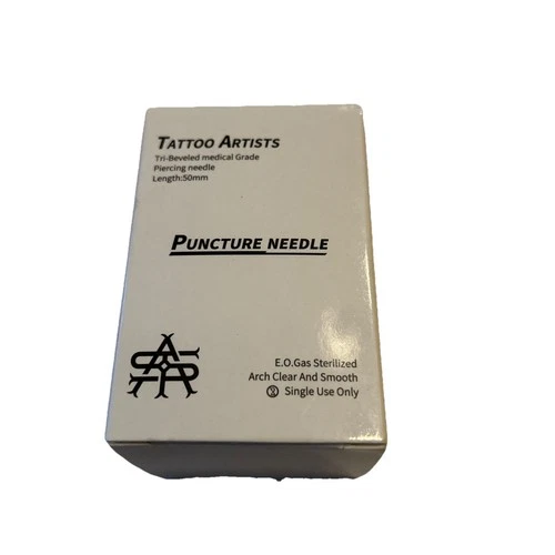 Tattoo Artists Tri-beveled Medical Grade 13G Piercing Needle Free Shipping USA - product listing photo