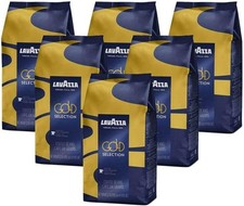 Lavazza Gold Selection Coffee Beans (6 Packs of 1kg) Free and Fast Delivery UK