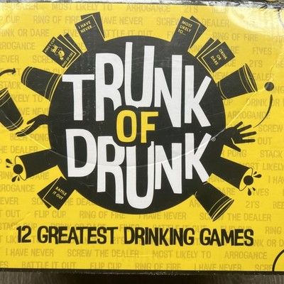 TRUNK OF DRUNK Box Containing Eight of the Greatest Drinking Games Ever