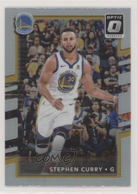 2017-18 Panini Donruss Optic Holo Prizm Stephen Curry #46 l2o