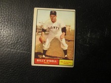 1961  TOPPS #96  BILLY ODELL GIANTS     VG+