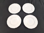 Set Of 4)Vintage Indiana Colony Harvest Milk Glass Grape 6" Bread Dessert Plates