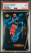 1998 MICHAEL JORDAN UPPER DECK INTENSITY BRONZE 0012/1500 #I1 PSA 9 MINT