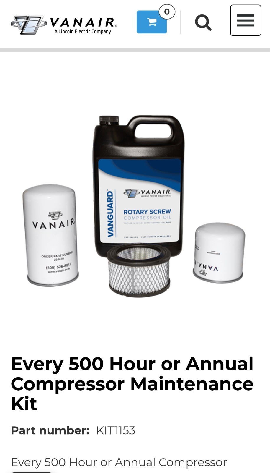Maintenance Kit 264470