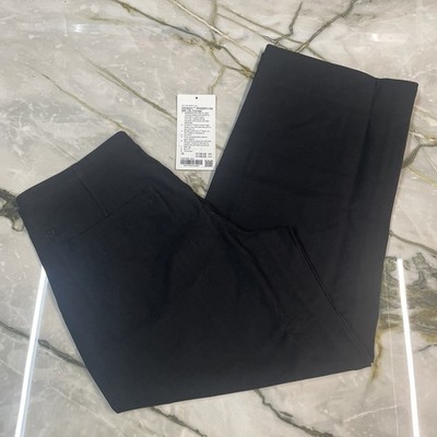 Lululemon Utilitech 7/8-Hose gerades Bein mittelhoher Bund UK Größe 14 schwarz