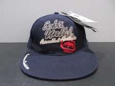 VINTAGE Ecko Hat Cap Fitted Mens 7 1/4 Blue Rhino Hip Hop Streetwear Y2K