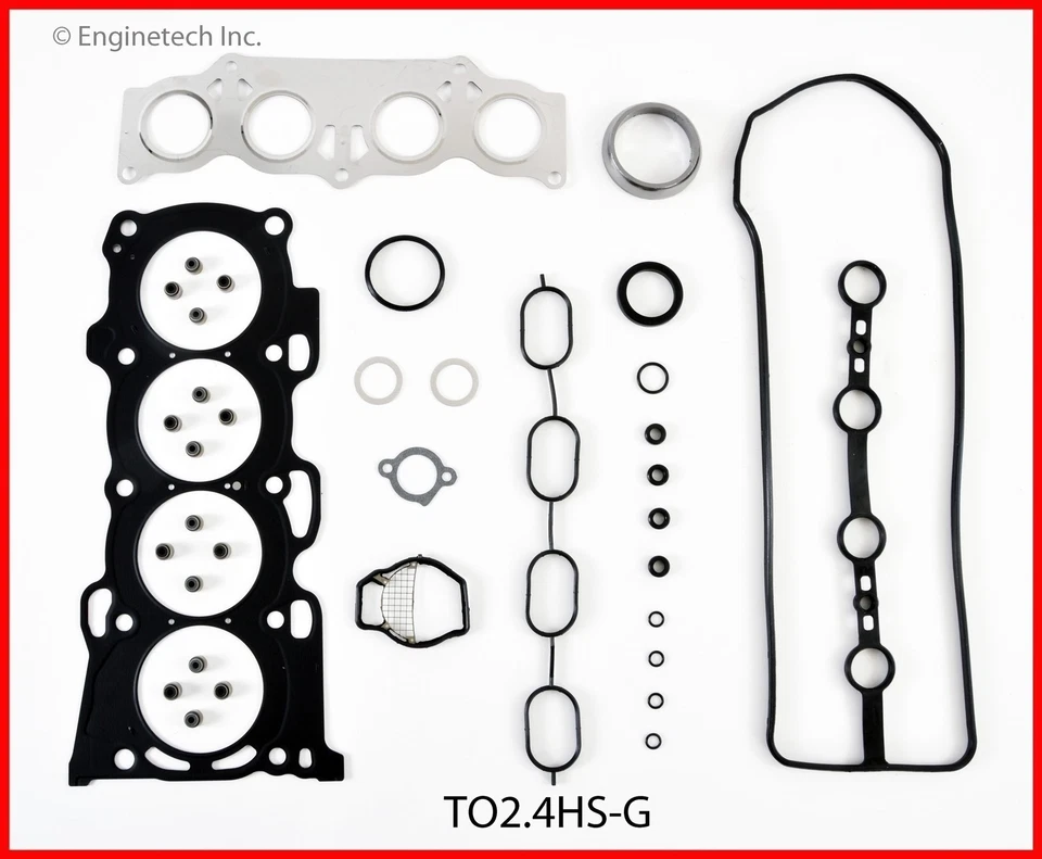 KIT DE REVISÃO DE RECONSTRUÇÃO DE MOTOR Compatível com: 2002-2006 TOYOTA 2.4L DOHC 2AZFE CAMRY SOLARA - Imagem 2 de 4