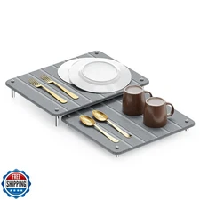 SpaceAid 2 Pack Stone Dish Drying Mats for Kitchen Counter, Expandable Absorb