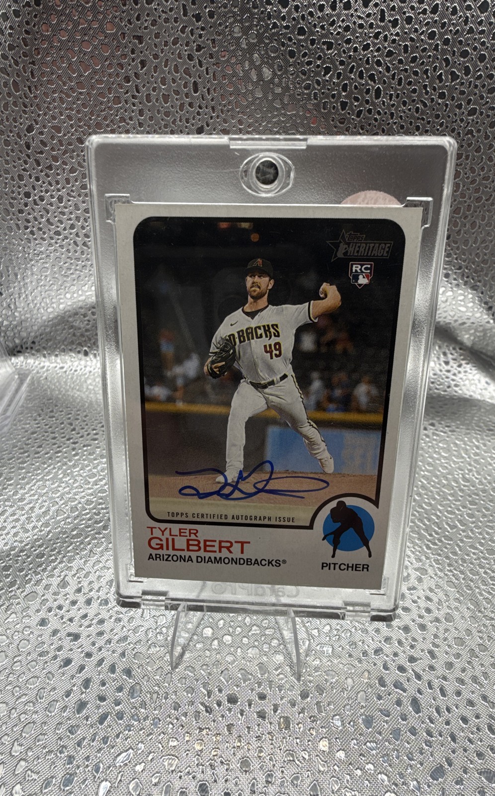 2022 Topps Heritage - Real One Autographs Tyler Gilbert #ROA-TG (AU, RC)