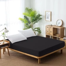 Comfort Beddings 100% Organic Cotton Mattress Protector Full Size Mattress Co...