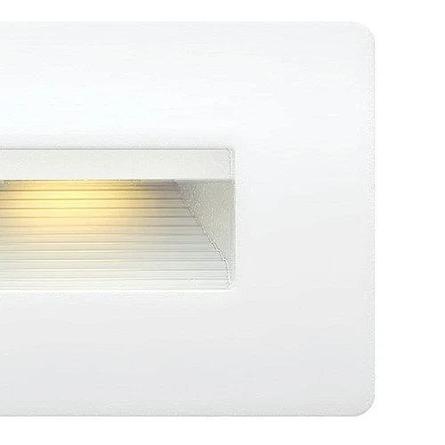 Hinkley Landscape Luna LED 2700K Step Light 12V Horizontal 4" Satin White - Picture 8 of 10