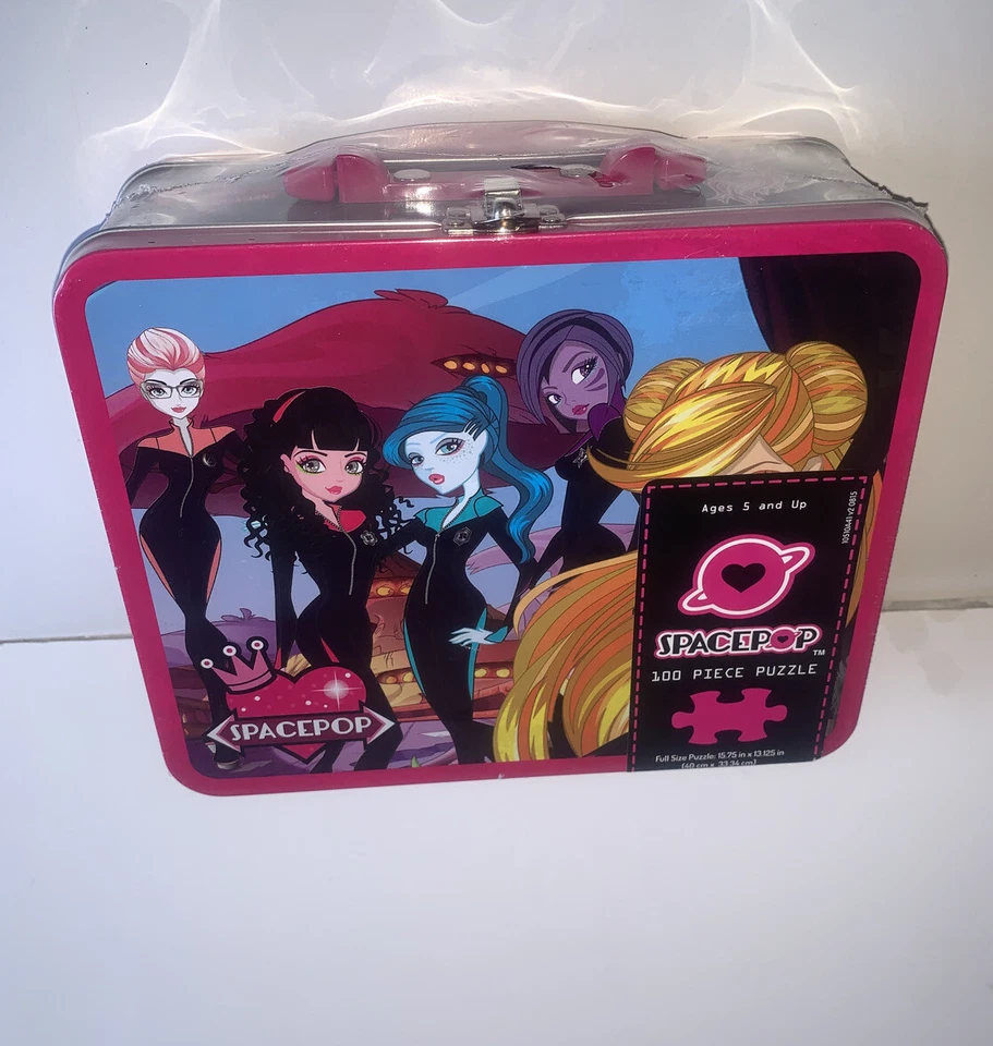 Rompecabezas Pressman Toys Space POP en lata de lonchera 100 piezas Foto 3 de 4