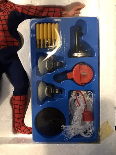 Vintage Japanese 1978 Popy COMPLETE Spider-Man Figure Mint In Box Peter Parker - Picture 9 of 12