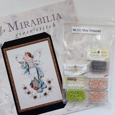 Mays Emerald Fairy Beaded Cross Stitch Chart ...