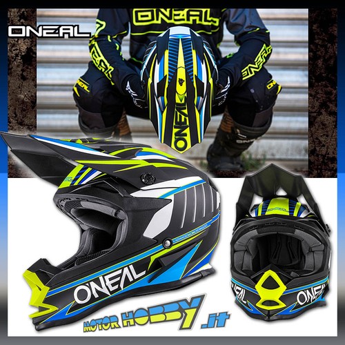 CASCO CROSS ENDURO MOTARD MTB ATV O'NEAL ONEAL SERIE 7 O'NEAL CHASER BLUE  TG. L | eBay