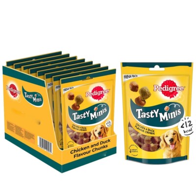 Pedigree Tasty Minis Chicken and Duck Flavour - Dog Treats 8x130g