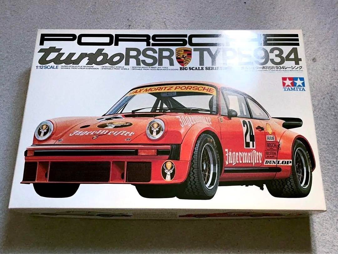 自動車 Tamiya 1/12 Porsche Turbo RSR Type 934 TAMIYA 1/12 PORSCHE TURBO RSR TYPE 934 MODEL KIT Original