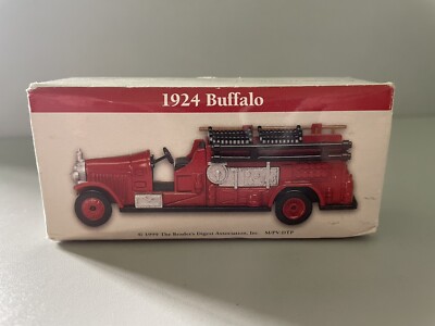 2001 READERS DIGEST 1:64 DieCast 1924 BUFFALO FIRE TRUCK (Red)
