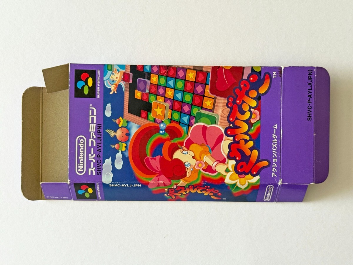 SFC Panel de Pon Tetris Attack Nintendo Super Famicom Puzzle Game