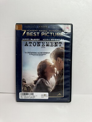 Atonement (Widescreen) DVD - Great Condition - Region 1