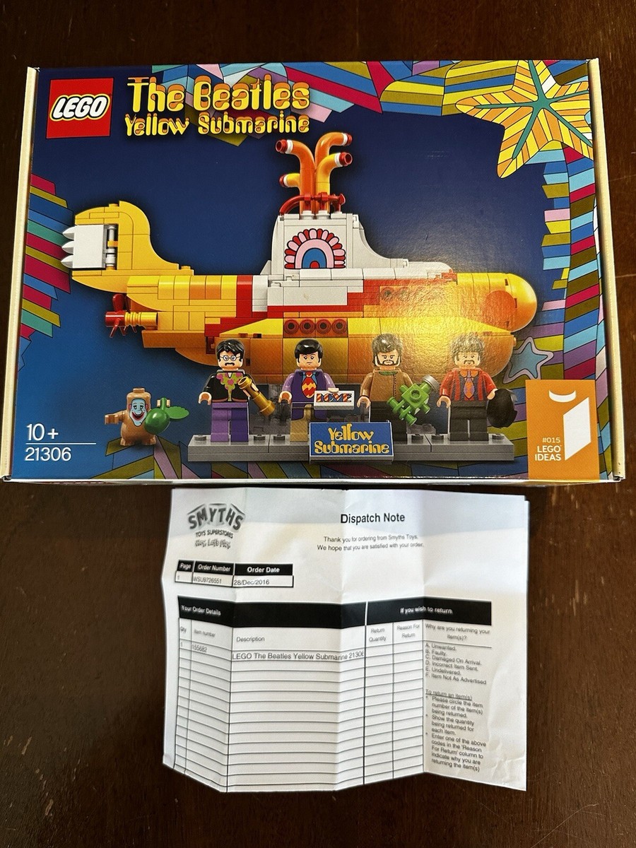 George Harrison Yellow Submarine Lego Smyths UNOPENED Lego 21306