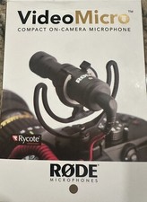 Rode VideoMicro Compact On Camera Microphone With Rycote Lyre Shock Mount