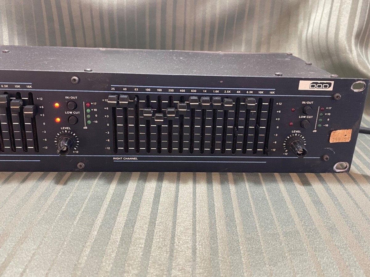 DOD 830QX 2chイコライザー DOD 830 Rack Equalizer - Evolution Music