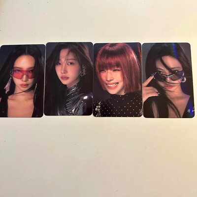 AESPA 5TH MINI ALBUM WHIPLASH HOTTRACK YPBOOKS PHOTOCARD OFFICIAL