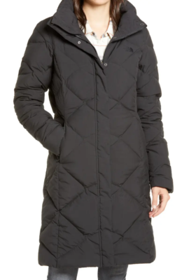 NEW THE NORTH FACE MISS METRO II PARKA in Black - Size XS #C4433