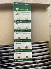 *Buy 1 Get 1 Free* Starcell 10pcs LR721/AG11  Battery 1.5v Button  Battery