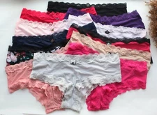 Women Sexy Briefs Smooth&Mesh underwear boyshorts knickers Panties M-L-XL-XXL