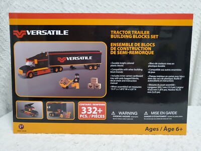 #ad VERSATILE TRACTOR TRAILER SEMI BUILDING BLOCK KIT FIRST GEAR #89002921 NIB $25.00