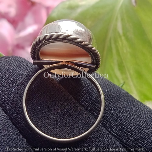 Ethnic Botswana Agate Gemstone 1Pcs 925 Sterling Silver Plated Ring Jewelry~ - Picture 2 of 2